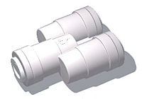 QYG Series 2-Way Divider Polypropylene Connecting Wye